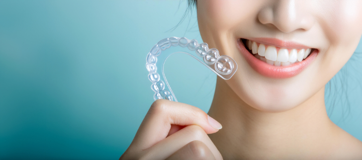 マウスピース矯正の種類とそれぞれの特徴を紹介する女性
